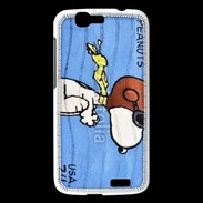 Coque Huawei Ascend G7 Snoopy timbre poste