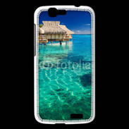 Coque Huawei Ascend G7 Bungalow sur l'eau des tropiques