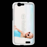 Coque Huawei Ascend G7 Petite fille à la plage