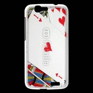 Coque Huawei Ascend G7 As de coeur