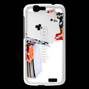 Coque Huawei Ascend G7 Paire d'as au poker 5