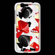 Coque Huawei Ascend G7 Carte et dés en folie