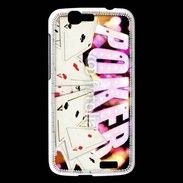 Coque Huawei Ascend G7 Poker and fire 1