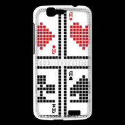 Coque Huawei Ascend G7 Pixel card