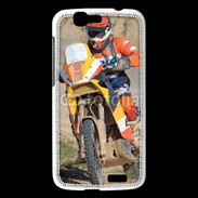 Coque Huawei Ascend G7 Rallie Raid en moto