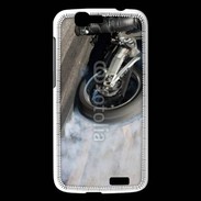 Coque Huawei Ascend G7 Roue en feu dragster 8