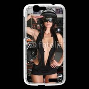 Coque Huawei Ascend G7 Femme sexy moto 1