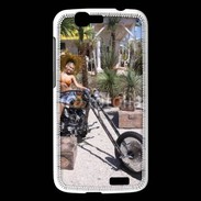 Coque Huawei Ascend G7 Femme sexy moto 2