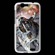 Coque Huawei Ascend G7 Vaisseau spatial sur la lune