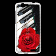 Coque Huawei Ascend G7 Rose sur un piano