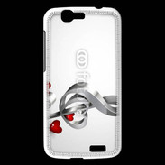 Coque Huawei Ascend G7 Love for music 1