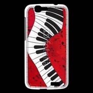 Coque Huawei Ascend G7 Abstract piano 2