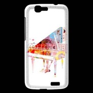 Coque Huawei Ascend G7 Piano en dessin multicouleurs