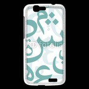 Coque Huawei Ascend G7 Paterne de lettres Arabes 110