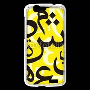 Coque Huawei Ascend G7 Paterne de lettres Arabes 170