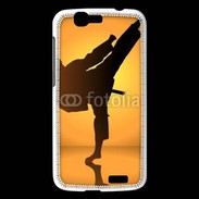Coque Huawei Ascend G7 Silhouette de karatéka