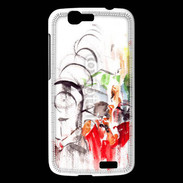 Coque Huawei Ascend G7 Illustration de cycliste 2