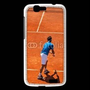 Coque Huawei Ascend G7 Match de tennis sur terre battue : service
