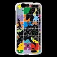 Coque Huawei Ascend G7 Puzzle de l'Europe