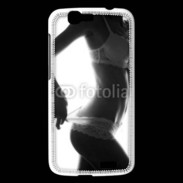 Coque Huawei Ascend G7 Lingerie noir et blanc