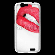 Coque Huawei Ascend G7 bouche sexy rouge à lèvre gloss crayon contour