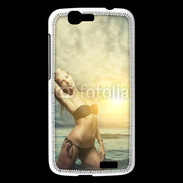 Coque Huawei Ascend G7 Femme sexy à la plage 10