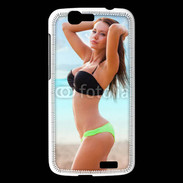 Coque Huawei Ascend G7 Belle femme à la plage 10