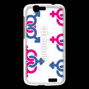 Coque Huawei Ascend G7 Symboles homme femme