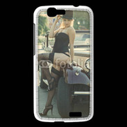 Coque Huawei Ascend G7 Femme rétro et sexy