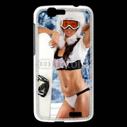 Coque Huawei Ascend G7 Charme et snowboard