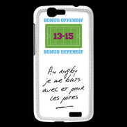 Coque Huawei Ascend G7 Les potes Bonus offensif-défensif Blanc