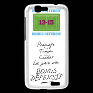 Coque Huawei Ascend G7 Plaquage Bonus offensif-défensif Blanc