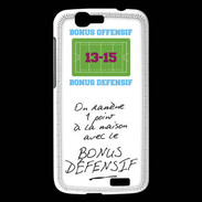 Coque Huawei Ascend G7 1 point bonus offensif-défensif Blanc