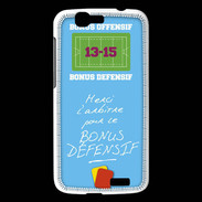 Coque Huawei Ascend G7 Merci l'arbitre Bonus offensif-défensif Bleu