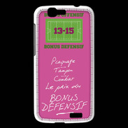 Coque Huawei Ascend G7 Plaquage Bonus offensif-défensif Rose