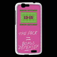 Coque Huawei Ascend G7 The pack Bonus offensif-défensif Rose