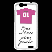 Coque Huawei Ascend G7 Pilier gauche Bonus offensif-défensif Blanc