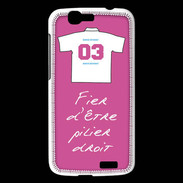 Coque Huawei Ascend G7 Pilier droit Bonus offensif-défensif Rose