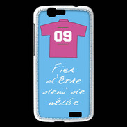 Coque Huawei Ascend G7 Demi de mêlée Bonus offensif-défensif Bleu