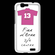 Coque Huawei Ascend G7 3/4 centre D Bonus offensif-défensif Blanc