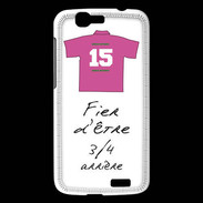 Coque Huawei Ascend G7 3/4 arrière Bonus offensif-défensif Blanc