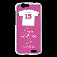 Coque Huawei Ascend G7 3/4 arrière Bonus offensif-défensif Rose