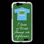 Coque Huawei Ascend G7 Femme de rugbyman Bonus offensif-défensif Vert 2