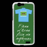 Coque Huawei Ascend G7 Fille de rugbyman Bonus offensif-défensif Vert 2