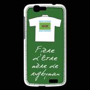 Coque Huawei Ascend G7 Mère de rugbyman Bonus offensif-défensif Vert