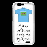 Coque Huawei Ascend G7 Mère de rugbyman Bonus offensif-défensif Blanc 2