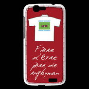 Coque Huawei Ascend G7 Père de rugbyman Bonus offensif-défensif Rouge