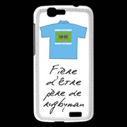 Coque Huawei Ascend G7 Père de rugbyman Bonus offensif-défensif Blanc 2
