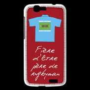 Coque Huawei Ascend G7 Père de rugbyman Bonus offensif-défensif Rouge 2