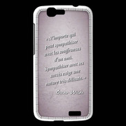 Coque Huawei Ascend G7 Sympathiser Rose Citation Oscar Wilde
